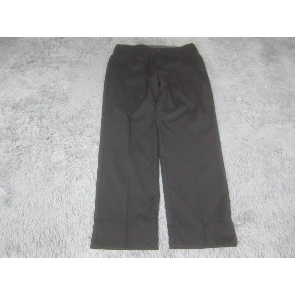 BCG Pants Mens 32 Black Straight Leg Comfort Stretch 28.5'' Altered Inseam